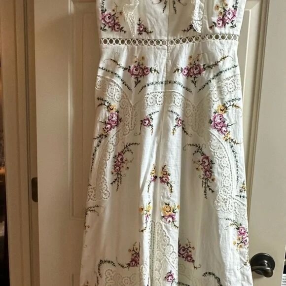 Zimmermann Allia Cross Stitch Dress $850 AUS 2 , US Medium - Picture 8 of 8